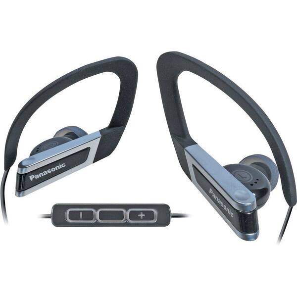 Panasonic In-Ear Clip Earphone with iPod/iPhone Remote and Mic - Black-DISCONTINUED