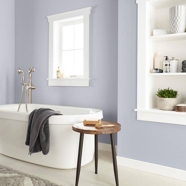 BEHR DYNASTY 1 gal. #S550-2 Powder Lilac Semi-Gloss Enamel Interior  Stain-Blocking Paint & Primer 365001 - The Home Depot