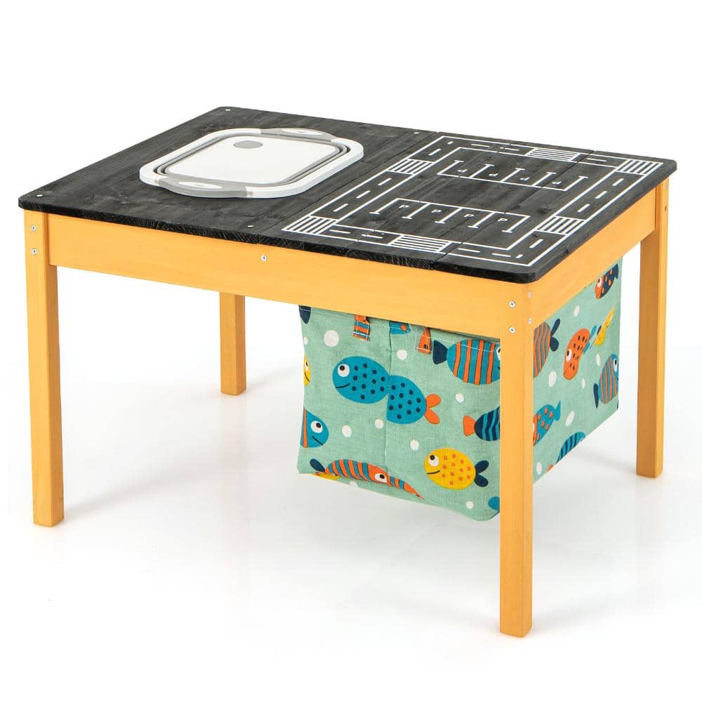 31.5 in. 3-in-1 Kids Sand and Water Activity Table with Foldable Storage Bin for Indoor and Outdoor Play price history on PriceWatchPro