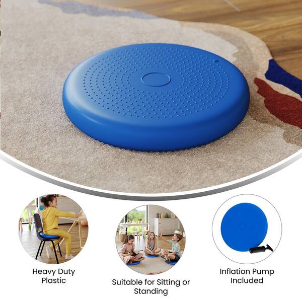 Carnegy Avenue Alfie Blue Plastic 13 in. Round Inflatable Wobble