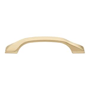 3-3/4 in. (96 mm) Center-to-Center Champagne Gold Twisted Arch Bar Pull (10-Pack )