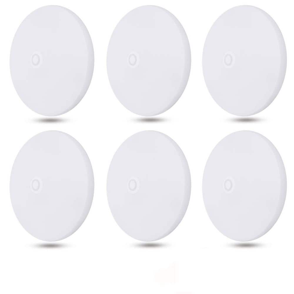 Ultra Slim 4.5 in. 12V RV Puck Light 6 Pack Cool White 4000K LED Interior Dome Fixture with Switch cETL price history on PriceWatchPro