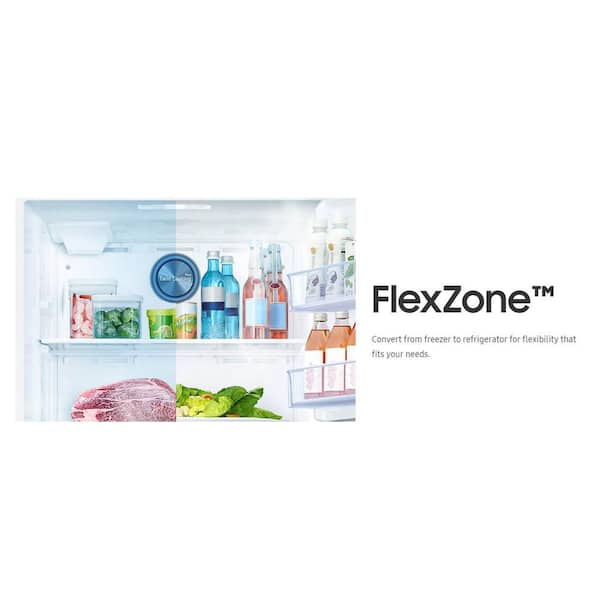 21 cu. ft. Top Freezer Refrigerator with FlexZone™ in Stainless Steel  Refrigerator - RT21M6213SR/AA