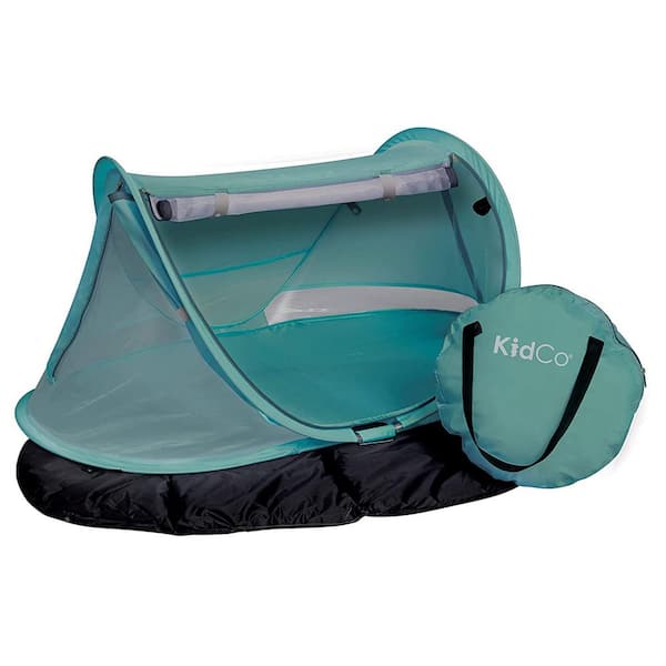 KidCo PeaPod Prestige 1-Person Lightweight Outdoor Child Portable Travel Bed Tent, Seafoam