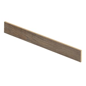 Tupelo Oak/Semi-Sweet Oak 47 in. Length x 1/2 in. Wide x 7-3/8 in. Thick Vinyl Overlay Riser to be Used with Cap A Tread
