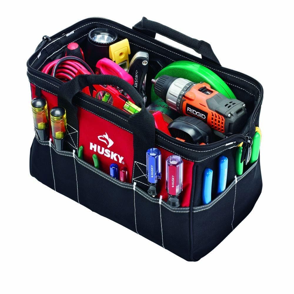 Husky 15 in. Tool Bag GP-43682N13 - The Home Depot