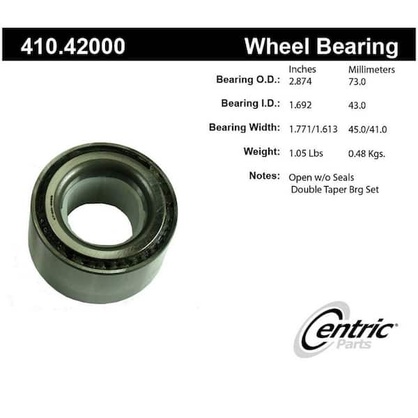 Centric Parts Wheel Bearing and Race Set