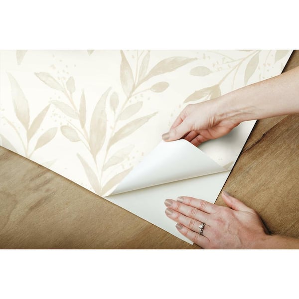 Magnolia Home by Joanna Gaines Olive Branch Spray and Stick Wallpaper  ME1535 - The Home Depot