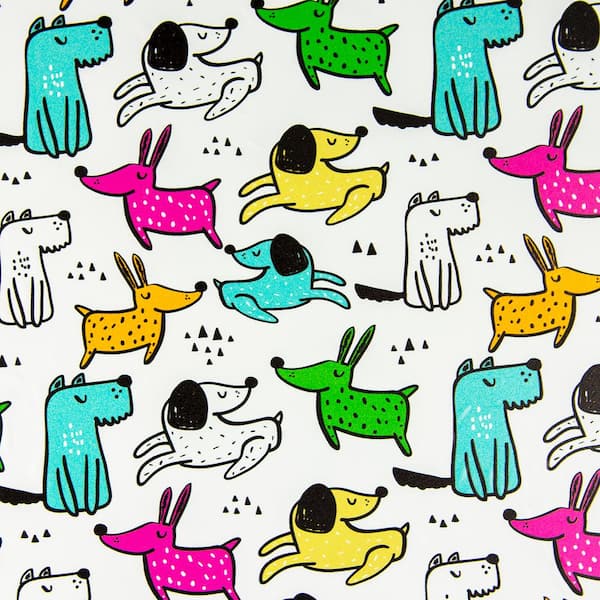 Fablon Dogs Adhesive Film (Set of 2)