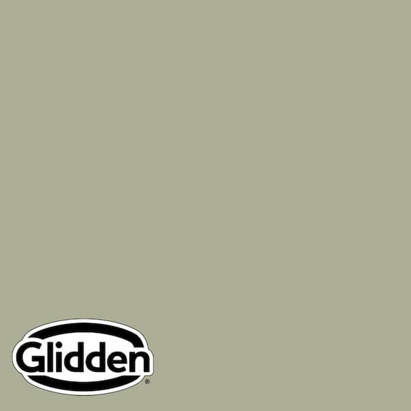Glidden Premium 1 qt. PPG1125-4 Olive Sprig Flat/Matte Exterior Paint