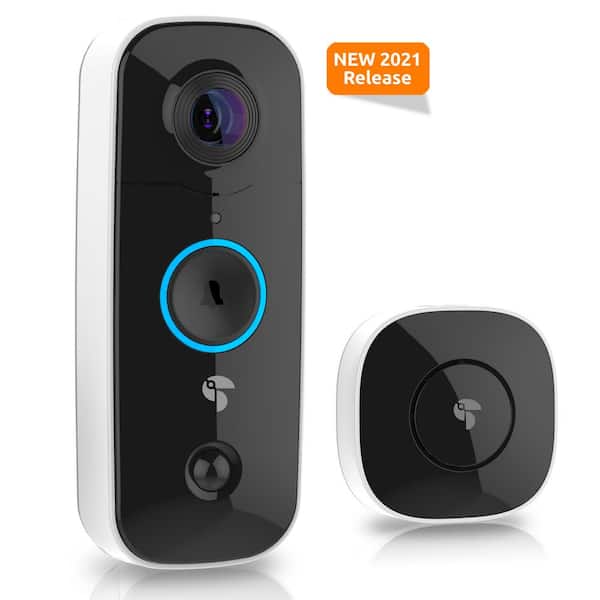 Toucan Toucan Wireless Video Doorbell Camera 1080p HD, 180° Viewing, Wi-Fi enabled with 2-Way Communication