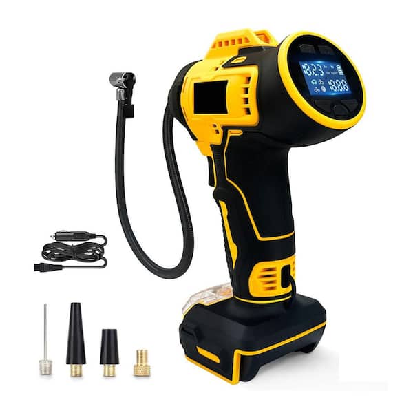Cordless Tire Inflator 160PSI Portable Electric Air Compressor Auto-Shutoff Fast Inflation for Car Motorcycle Bike Ball