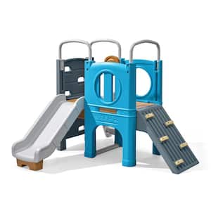 Scout and Climb Indoor/Outdoor Toddler Climber with Slide and Climbing Walls