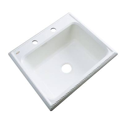 Thermocast Wentworth Drop-In Acrylic 25 in. Single Bowl ...