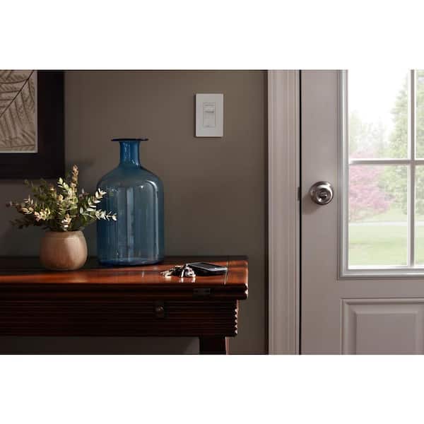 Skylark Contour LED+ Dimmer Switch for LED and Incandescent Bulbs, 150-Watt/Single-Pole or 3-Way, Black (CTCL-153P-BL)