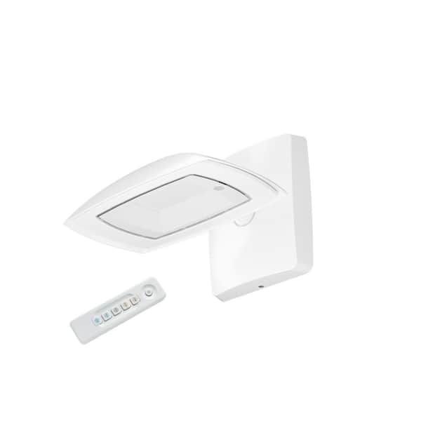 150W Equivalent Integrated 5 Color Adjustable LED White Outdoor Wall Pack/Flood Light, 3000 Lumens