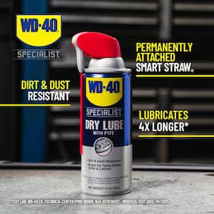 10 oz. Dry Lube with PTFE, Lubricant with Smart Straw Spray