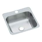 KOHLER 18 Gauge Stainless Steel 15 in. 1-Hole Drop-in Bar Sink