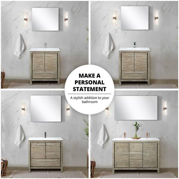 baqueratta journal standard luxe Lexora Dukes 84 in. W x 22 in. D Espresso Double Bath Vanity