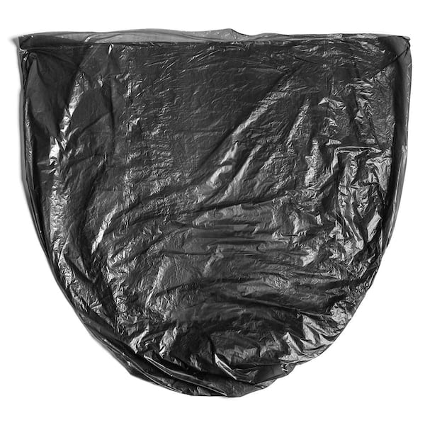 Feisco 8 Gallon Black Trash Bag,30L Drawstring Garbage Bag Trash Can  Liner,90 Counts,0.9 Mil (8 Gallon, Black)