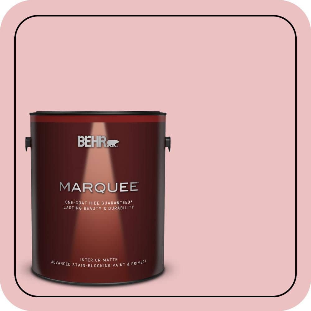 1 gal. #130C-2 Cafe Pink Matte Interior Paint & Primer price history on PriceWatchPro