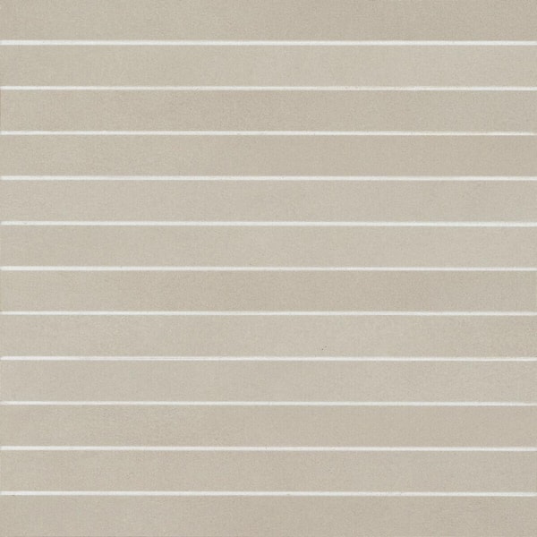 Bedrosians Sahara 12 in. x 12 in. Matte Grey Porcelain Mosaic Floor and Wall Subway Tile (4.84 sq. ft. /Case)