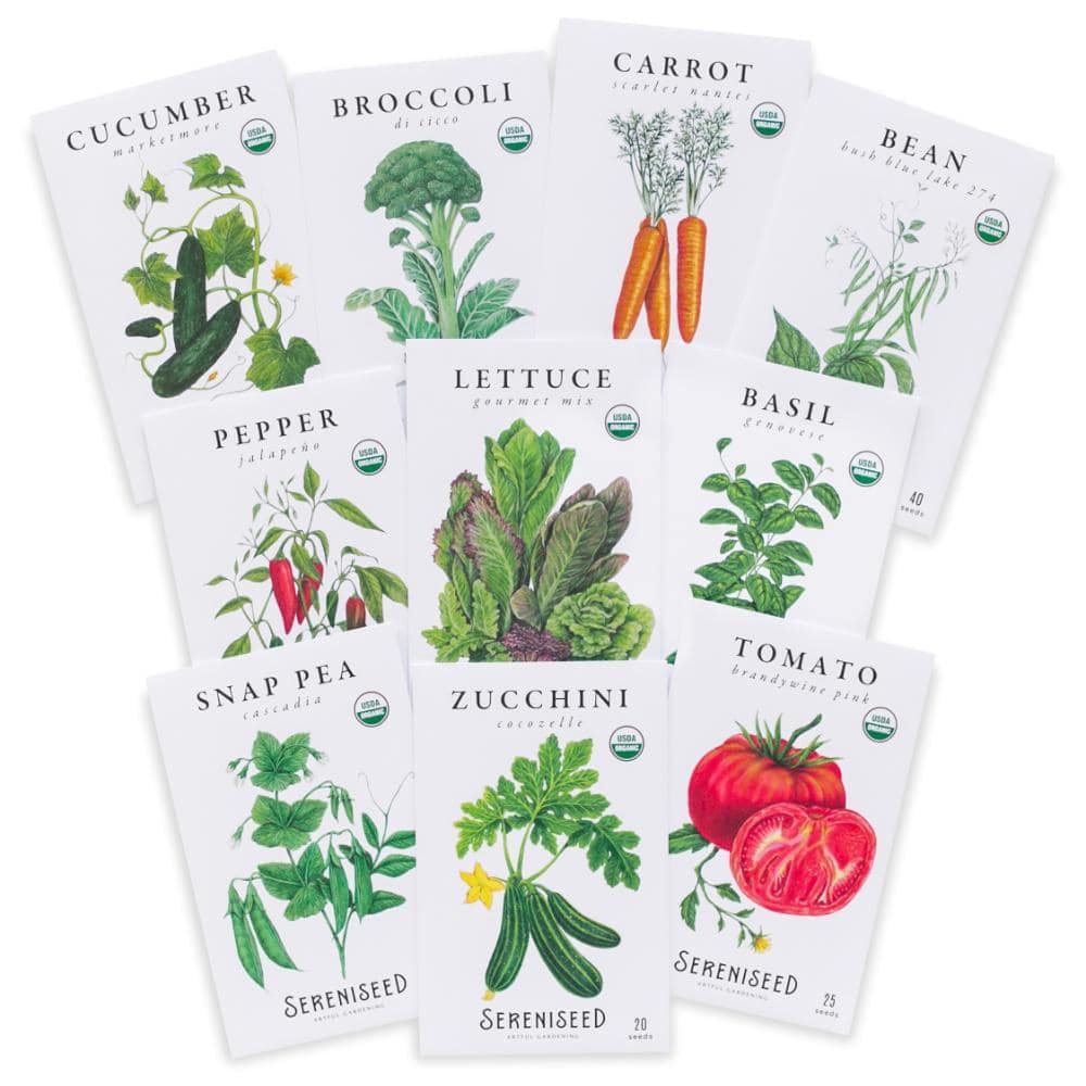 Certified Organic Vegetable Seeds (10-Pack) price history on PriceWatchPro