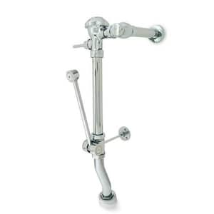 AquaVantage AV Exposed Manual Diaphragm Flush Valve-1.28 gpf, Bedpan Washer Assembly, Grab Bar, 26-1/2 in. Rough-in