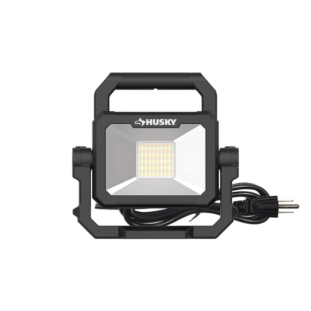 Husky 3000 Lumen LED Portable Corded Work Light K40567 - The Home