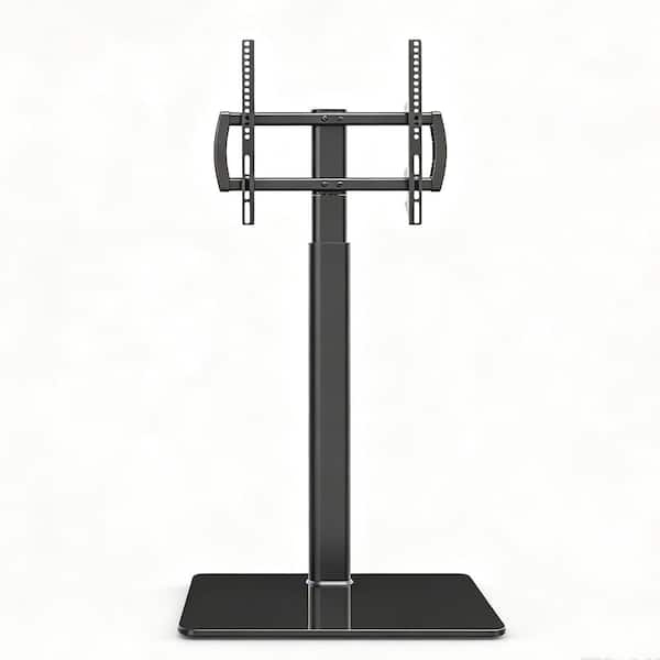 80° Swivel Floor TV Stand with Mount for 27‑65" TVs, Height Adjustable, Space‑Saving Corner Design