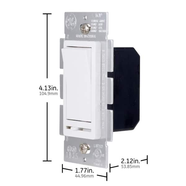 24V 100w Single Pole LED Slide Dimmer Switch (EN-D24100-120-R) by WAC  Lighting