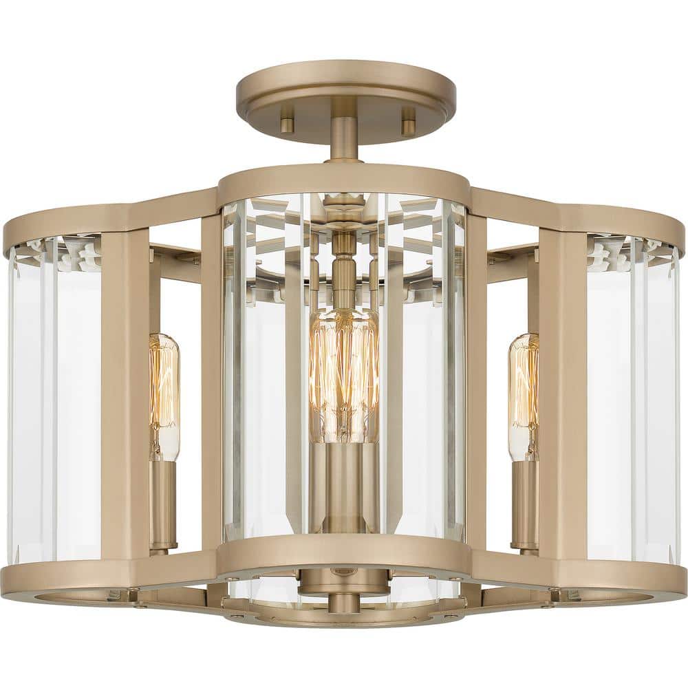 Renee 15 In. Bronze Gold Semi-Flush Mount price history on PriceWatchPro