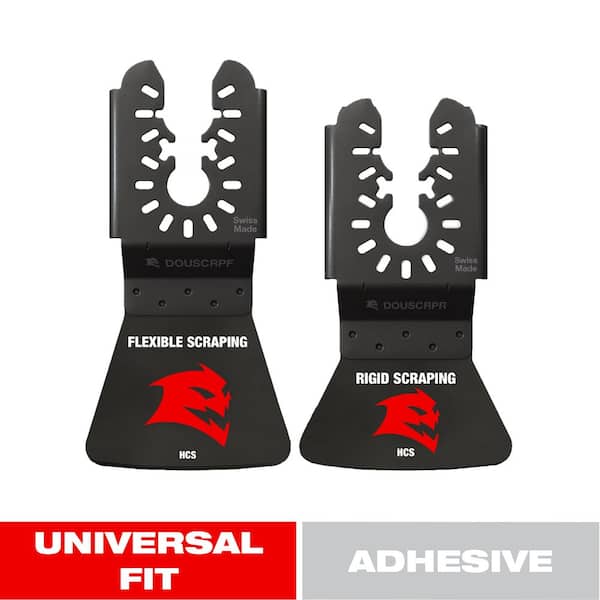 Universal Fit High Carbon Steel Oscillating Scraper Set for Adhesive Removal