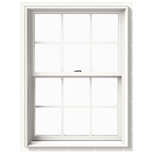 Jeld-wen 29.375 In. X 40 In. W-2500 Series White Painted Clad Wood 