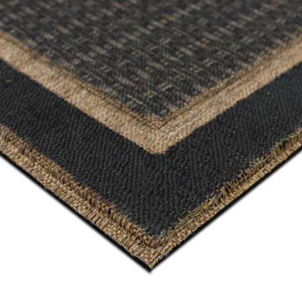 Basketweave Home Brown 2 ft. x 3 ft. Indoor/ Outdoor Door Mat
