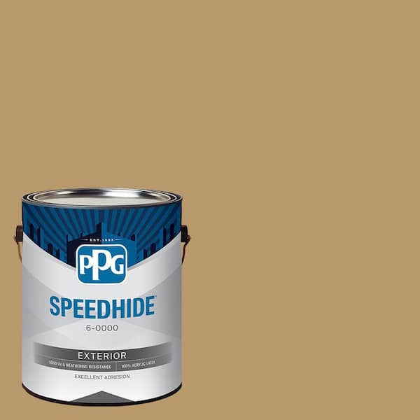 SPEEDHIDE 1 gal. PPG1094-5 Golden Granola Semi-Gloss Exterior Paint