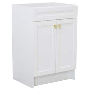 23 in. W x 18 in. D x 34.5 in. H Bath Vanity Cabinet without Top in White