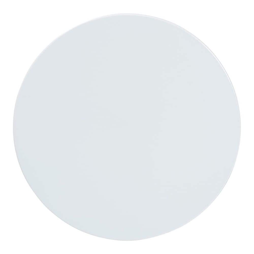 Ulmer 11.8 in. White Round Metal End Table - thumbnail 9