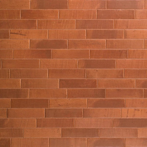 Sienna Terracotta Canyon 2.55 in. x 9.84 in. Matte Porcelain Floor and Wall Tile (4.72 sq. ft./ Case)