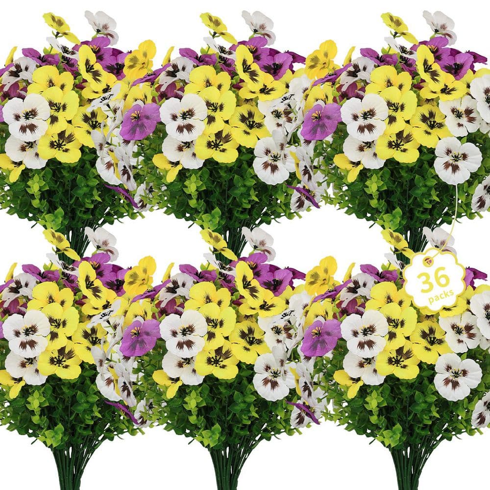 Artificial Pansy Bush