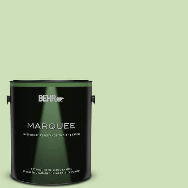 BEHR MARQUEE 1 gal. #430C-3 Peridot Semi-Gloss Enamel Exterior Paint & Primer