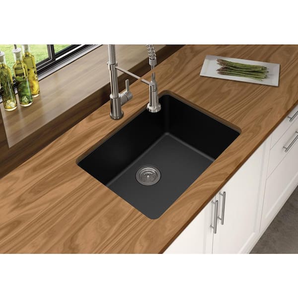 Winpro Undermount Granite Composite 25 in. L x 18-1/2 in. L