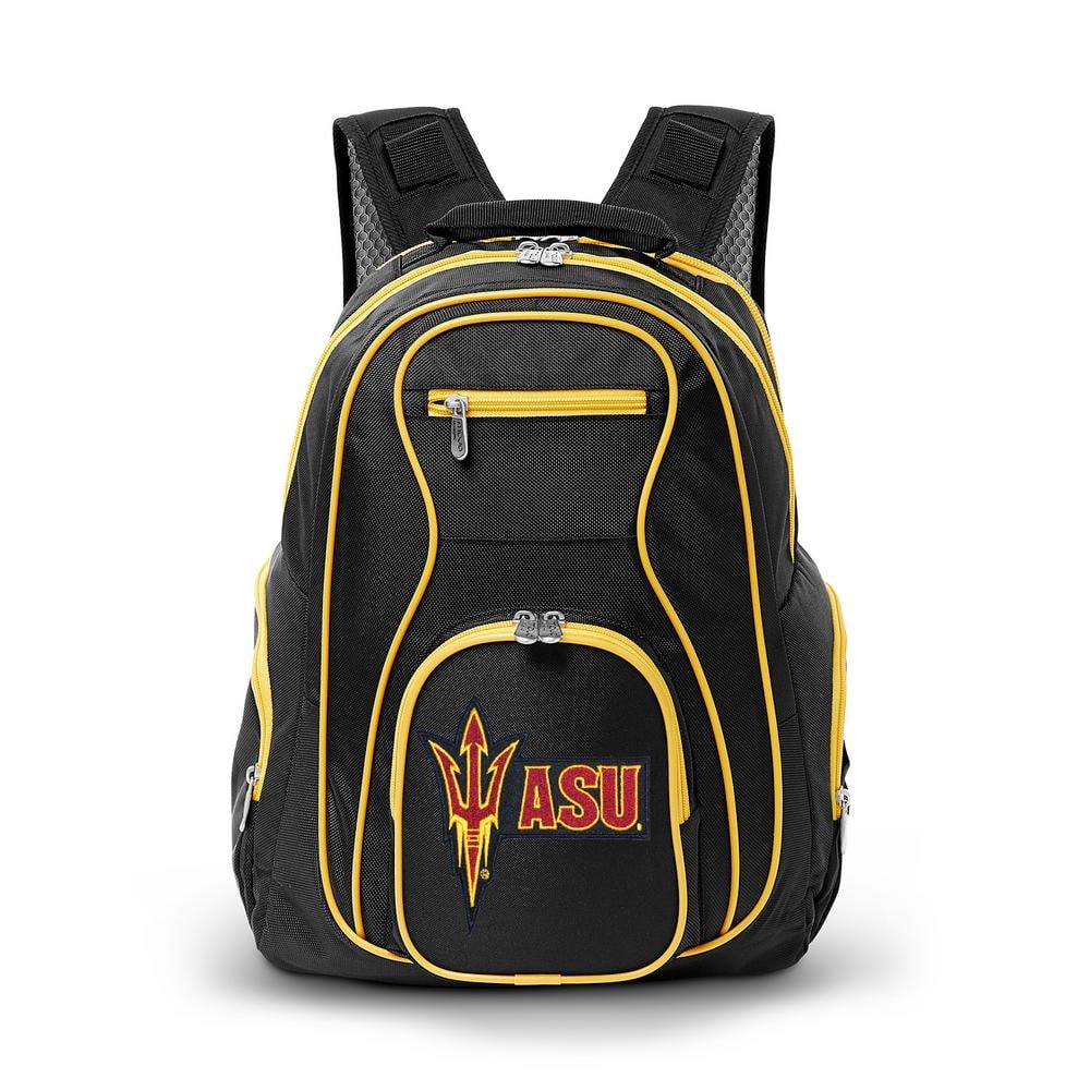 NCAA Arizona State Sun Devils 19 in. Black Trim Color Laptop Backpack -  Denco, CLAZL708