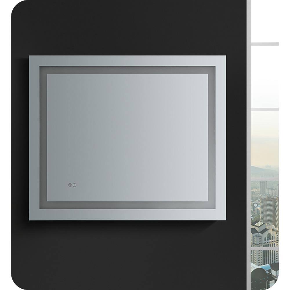 Frameless 36" x 30" Clear LED Bathroom Vanity Mirror
