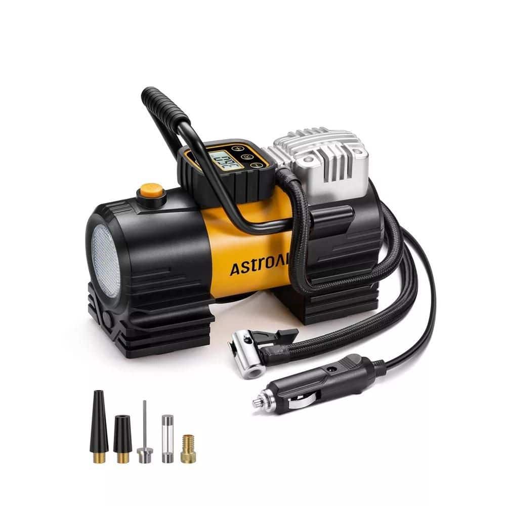 AstroAI Tire Inflator Portable Air Compressor (Up to 150 PSI) Tire Pump 12V DC ACACZ1YE-US