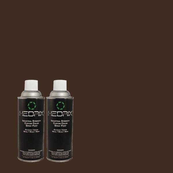 Hedrix 11 oz. Match of ECC-27-3 Evening Canyon Low Lustre Custom Spray Paint (2-Pack)