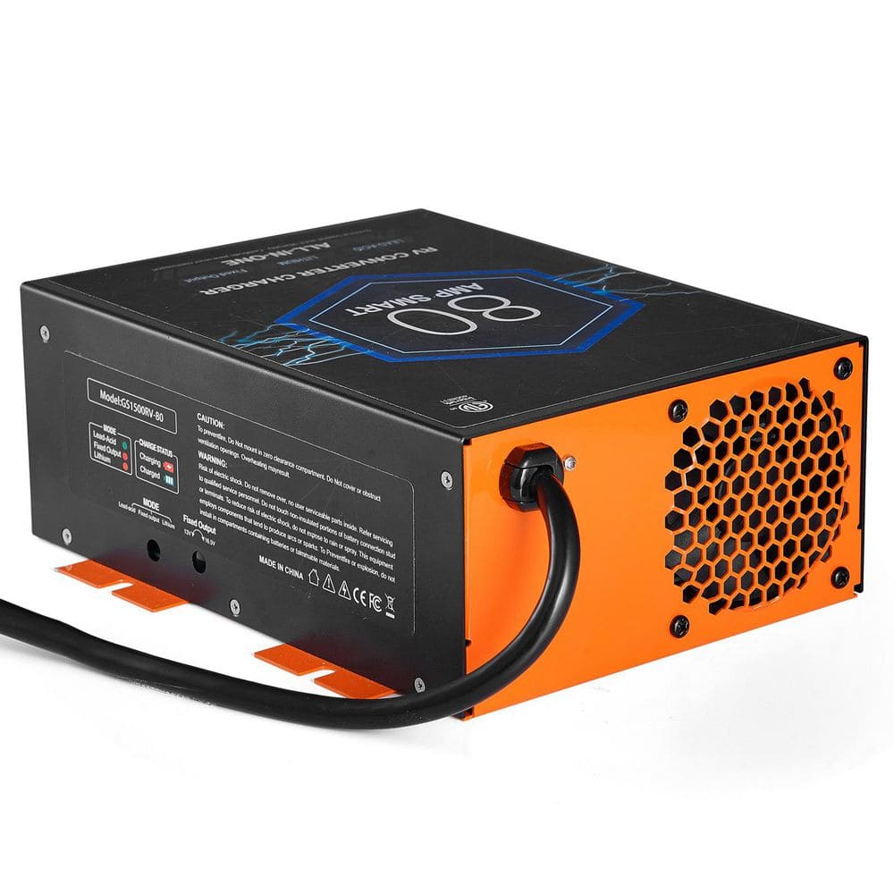 RV Converter 13V to 16. 5V Range, 80 Amp, 110V AC to 12V DC RV Power Converter Battery Charger with Smart Charging price history on PriceWatchPro