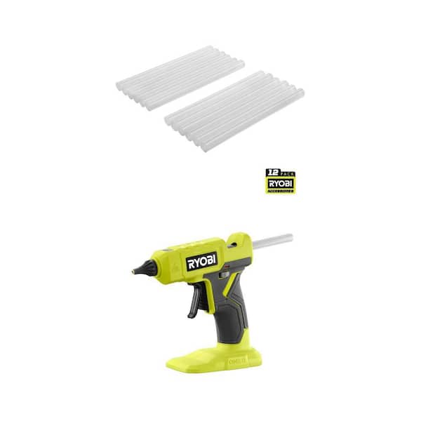 ONE+ 18V Cordless Glue Gun (Tool Only) and All Purpose Glue Sticks (15-Pack)