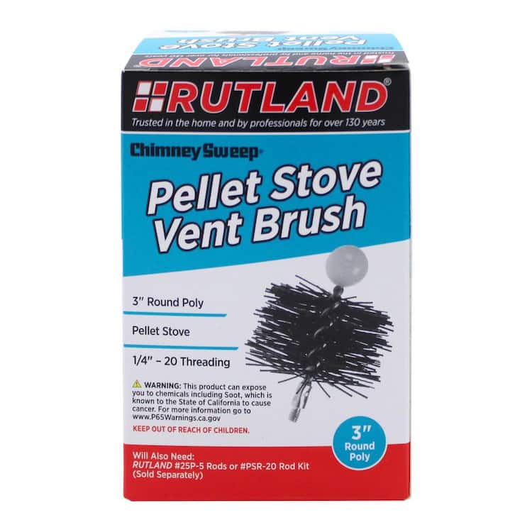 Rutland 3 in. Pellet Stove Vent Brush