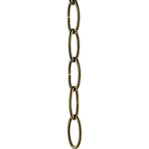 Accessory Chain - 48 in. of 9-Gauge Chain in Aged Bronze